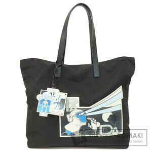 Prada Comic Patch Tote Bag Nylon